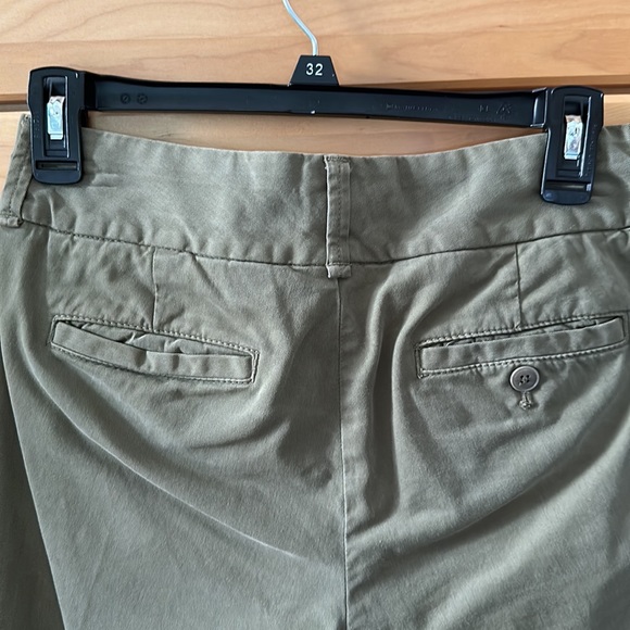 J. CREW Andie Chino Pant Olive Green - Picture 3 of 5